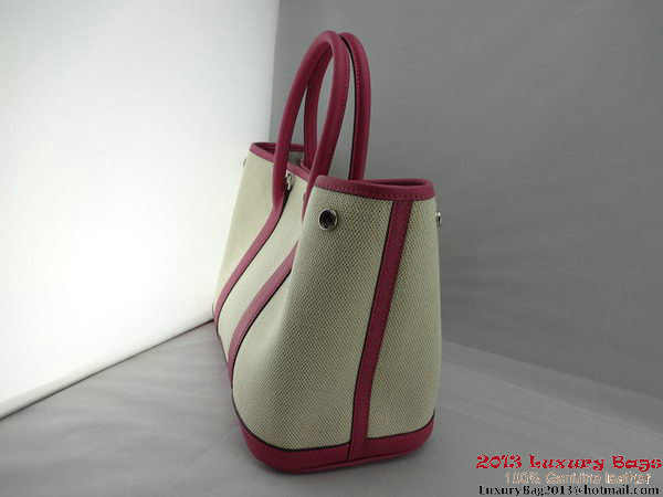 Hermes Garden Party 30CM Bag Fabric Peach Hermes Garden Party 30CM Bag Fabric Peach