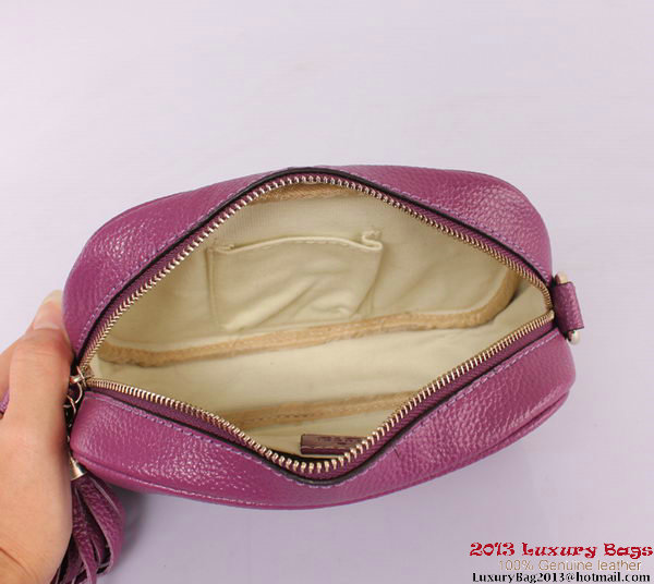Gucci Soho Calfskin Leather Disco Bag 308364 Purple Gucci Soho Calfskin Leather Disco Bag 308364 Purple