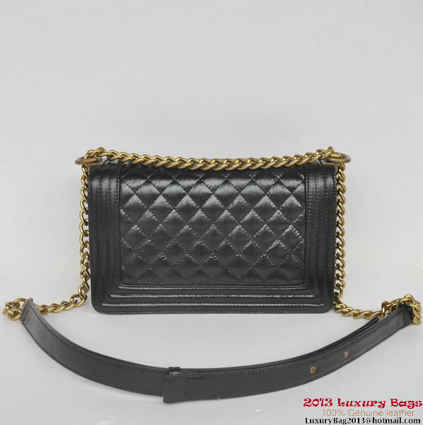 Boy Chanel Flap Shoulder Bag Iridescent Leather A67086 Black Boy Chanel Flap Shoulder Bag Iridescent Leather A67086 Black