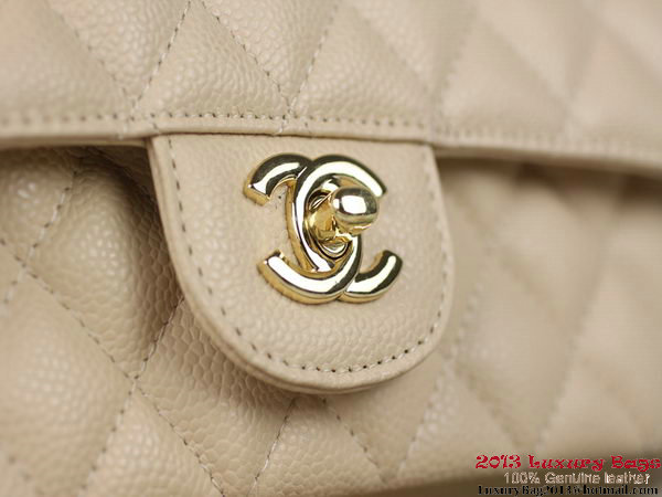 Chanel 2.55 Series Classic Flap Bag Original Cannage Patterns Leather Apricot Chanel 2.55 Series Classic Flap Bag Original Cannage Patterns Leather Apricot