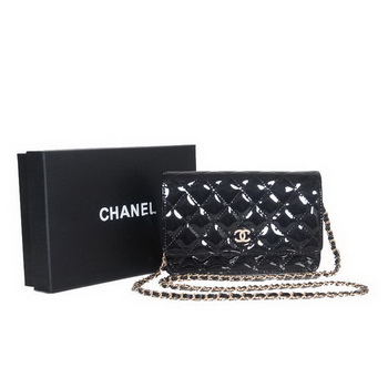 Chanel A30193 Black Patent Leather Flap Bag Gold Chanel A30193 Black Patent Leather Flap Bag Gold