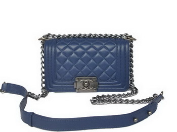 Boy Chanel Small Flap Shoulder Bag Sheepskin Leather A67086 RoyalBlue Boy Chanel Small Flap Shoulder Bag Sheepskin Leather A67086 RoyalBlue