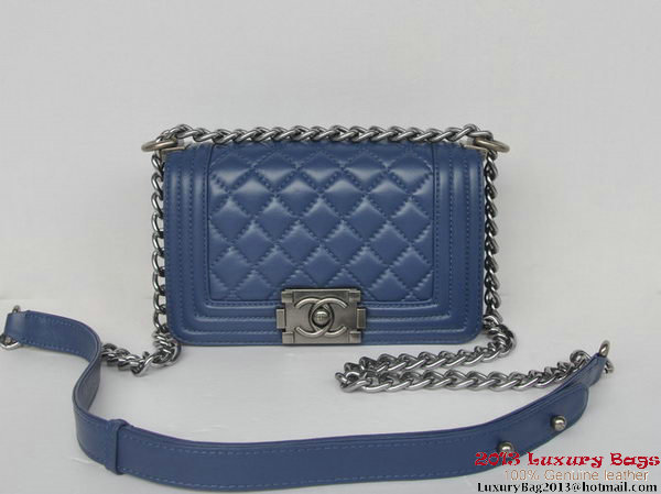 Boy Chanel Small Flap Shoulder Bag Sheepskin Leather A67086 RoyalBlue Boy Chanel Small Flap Shoulder Bag Sheepskin Leather A67086 RoyalBlue