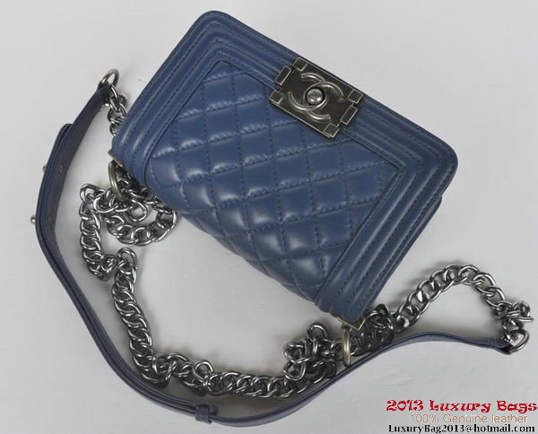 Boy Chanel Small Flap Shoulder Bag Sheepskin Leather A67086 RoyalBlue Boy Chanel Small Flap Shoulder Bag Sheepskin Leather A67086 RoyalBlue