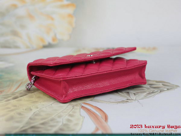 Chanel A33814 Original Cannage Leather mini Flap Bag Rose Chanel A33814 Original Cannage Leather mini Flap Bag Rose