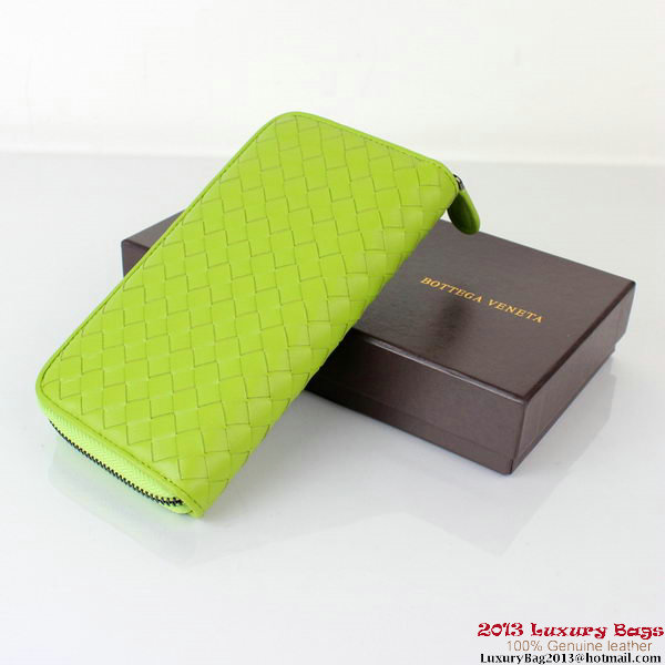 Bottega Veneta Intrecciato Nappa Continental Wallet BV1008 Green Bottega Veneta Intrecciato Nappa Continental Wallet BV1008 Green