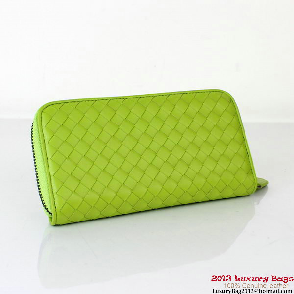 Bottega Veneta Intrecciato Nappa Continental Wallet BV1008 Green Bottega Veneta Intrecciato Nappa Continental Wallet BV1008 Green