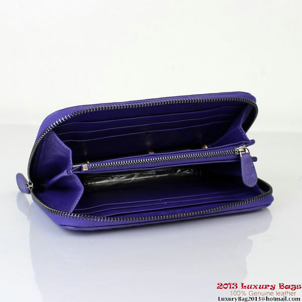 Bottega Veneta Intrecciato Nappa Continental Wallet BV1008 Violet Bottega Veneta Intrecciato Nappa Continental Wallet BV1008 Violet