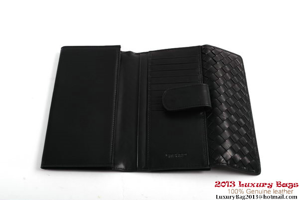 Bottega Veneta Intrecciato Nappa Continental Wallet BV1587 Black Bottega Veneta Intrecciato Nappa Continental Wallet BV1587 Black