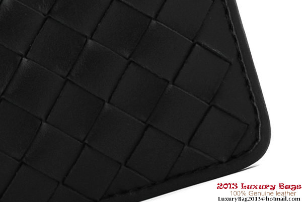 Bottega Veneta Intrecciato Nappa Leather Wallet BV1564 Black Bottega Veneta Intrecciato Nappa Leather Wallet BV1564 Black