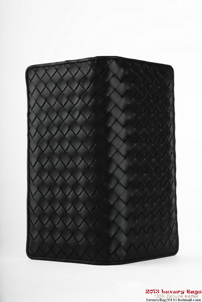 Bottega Veneta Intrecciato Nappa Leather Wallet BV1564 Black Bottega Veneta Intrecciato Nappa Leather Wallet BV1564 Black