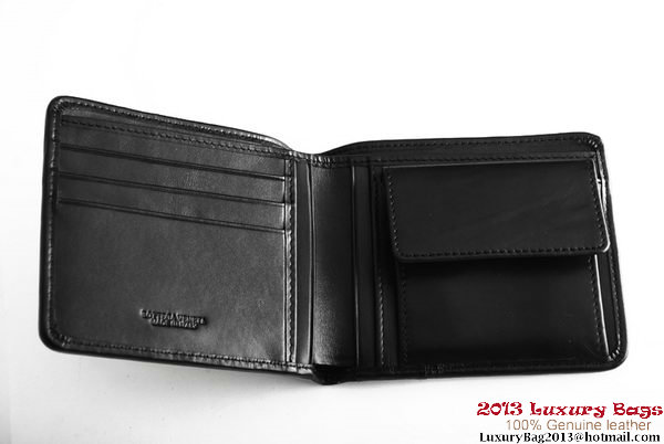 Bottega Veneta Intrecciato Nappa Leather Wallet BV1566 Black Bottega Veneta Intrecciato Nappa Leather Wallet BV1566 Black