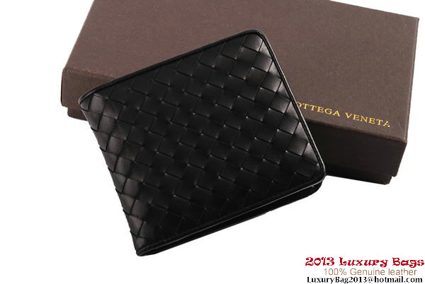 Bottega Veneta Intrecciato Nappa Leather Wallet BV1567 Black