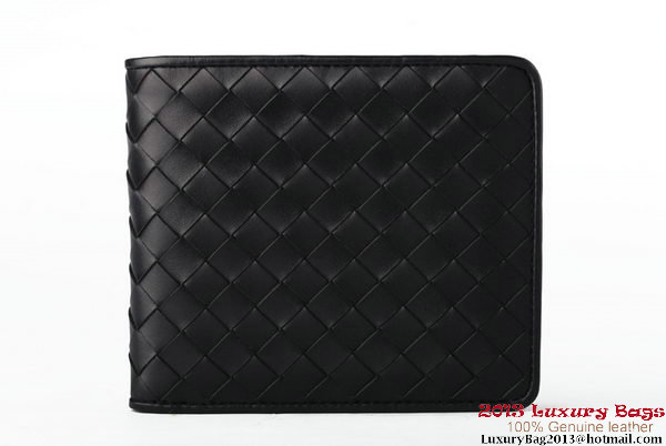 Bottega Veneta Intrecciato Nappa Leather Wallet BV1567 Black Bottega Veneta Intrecciato Nappa Leather Wallet BV1567 Black