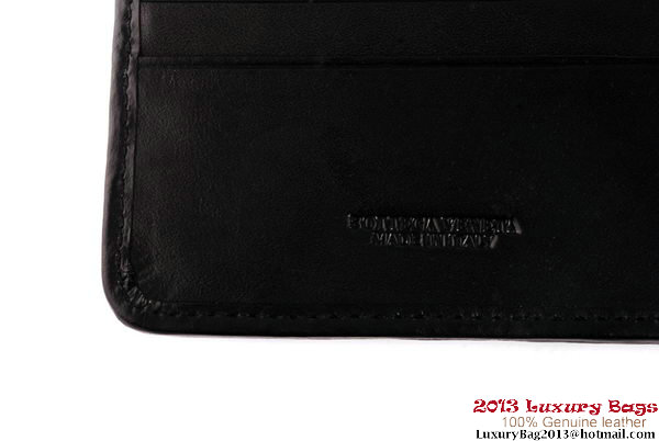 Bottega Veneta Intrecciato Nappa Wallet BV1581 Black Bottega Veneta Intrecciato Nappa Wallet BV1581 Black