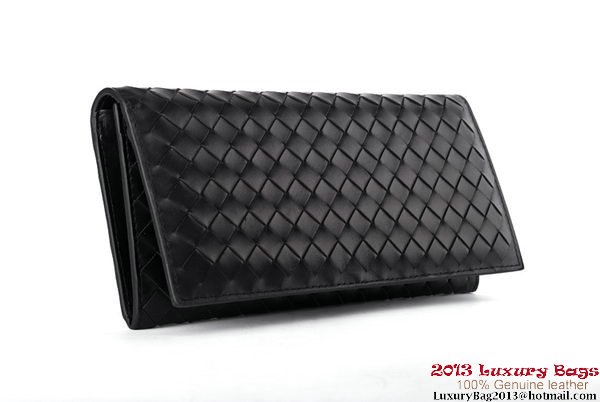 Bottega Veneta Intrecciato Nappa Wallet BV1589 Black Bottega Veneta Intrecciato Nappa Wallet BV1589 Black