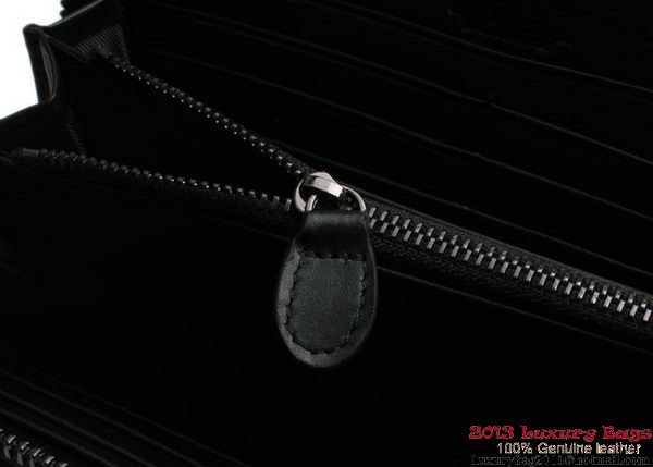 Bottega Veneta Intrecciato Nappa Zippy Wallet BV1571 Black Bottega Veneta Intrecciato Nappa Zippy Wallet BV1571 Black