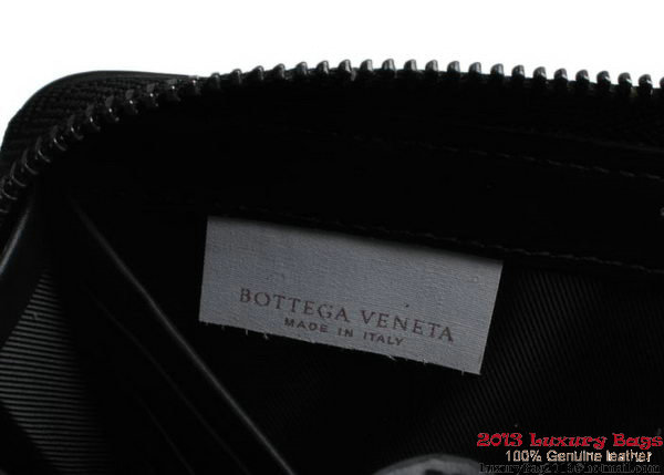 Bottega Veneta Intrecciato Nappa Zippy Wallet BV1571 Black Bottega Veneta Intrecciato Nappa Zippy Wallet BV1571 Black