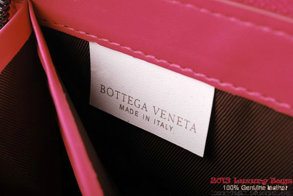 Bottega Veneta Intrecciato Nappa Zippy Wallet BV1571 Peach