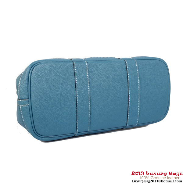 Hermes Garden Party 30CM Bag Calf Leather A1288 SkyBlue Hermes Garden Party 30CM Bag Calf Leather A1288 SkyBlue
