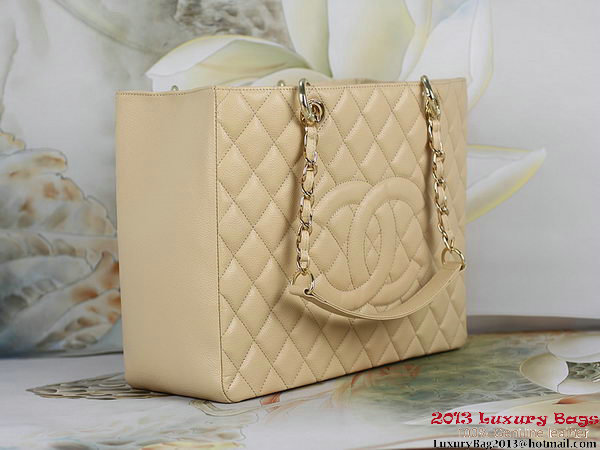 Chanel A50995 Apricot Original Cannage Leather Shoulder Bag Gold Chanel A50995 Apricot Original Cannage Leather Shoulder Bag Gold