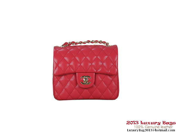 Chanel 1115 mini Classic Cannage Patterns Flap Bag Gold