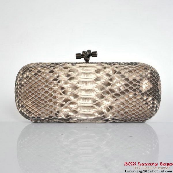 Bottega Veneta 8651L Python Leather Knot Clutches Bottega Veneta 8651L Python Leather Knot Clutches