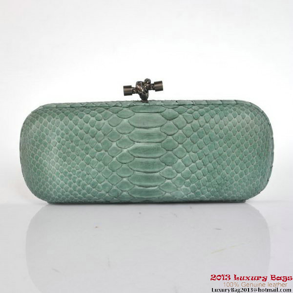 Bottega Veneta 8651L Python Leather Knot Clutches Bottega Veneta 8651L Python Leather Knot Clutches