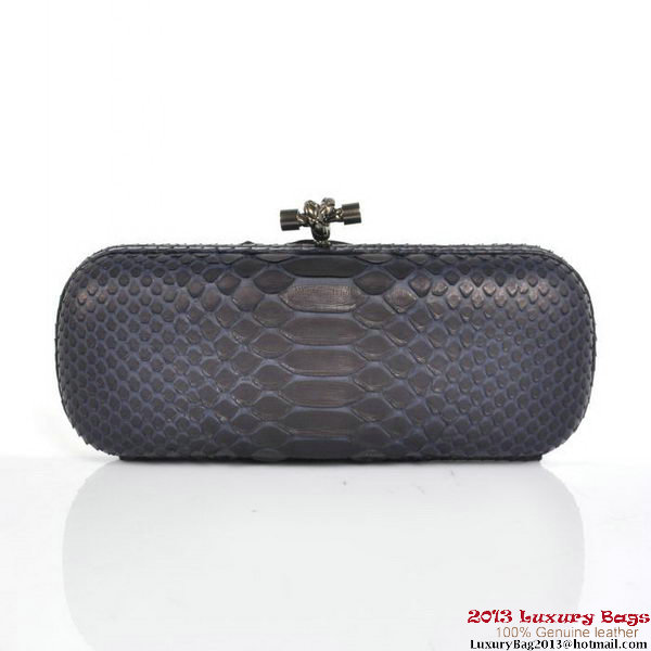 Bottega Veneta 8651L Python Leather Knot Clutches Bottega Veneta 8651L Python Leather Knot Clutches