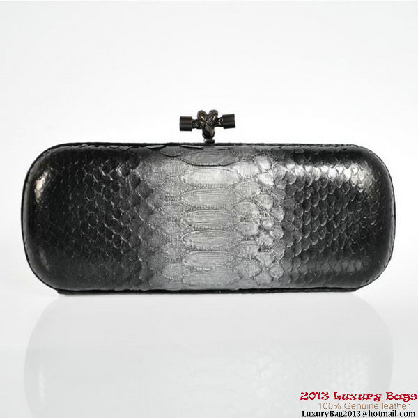 Bottega Veneta 8651L Python Leather Knot Clutches Bottega Veneta 8651L Python Leather Knot Clutches