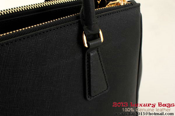 Prada Saffiano 30cm Tote Bag BN1801 - Black Prada Saffiano 30cm Tote Bag BN1801 - Black