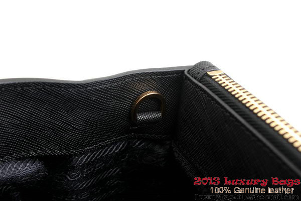 Prada Saffiano 30cm Tote Bag BN1801 - Black Prada Saffiano 30cm Tote Bag BN1801 - Black