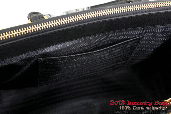 Prada Saffiano 30cm Tote Bag BN1801 - Black Prada Saffiano 30cm Tote Bag BN1801 - Black