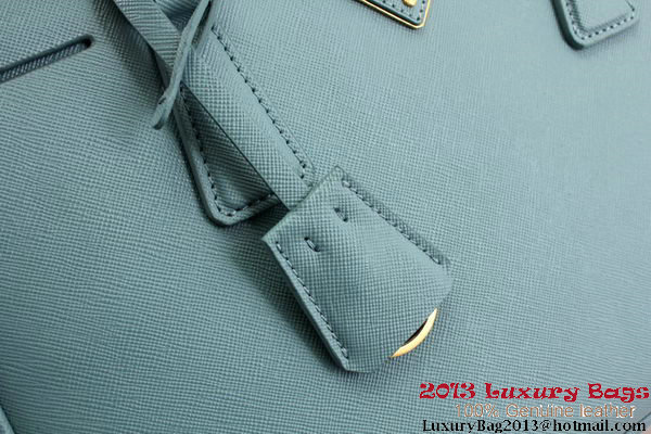 Prada Saffiano 30cm Tote Bag BN1801 - SkyBlue Prada Saffiano 30cm Tote Bag BN1801 - SkyBlue