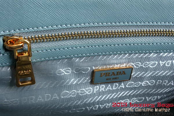 Prada Saffiano 30cm Tote Bag BN1801 - SkyBlue Prada Saffiano 30cm Tote Bag BN1801 - SkyBlue