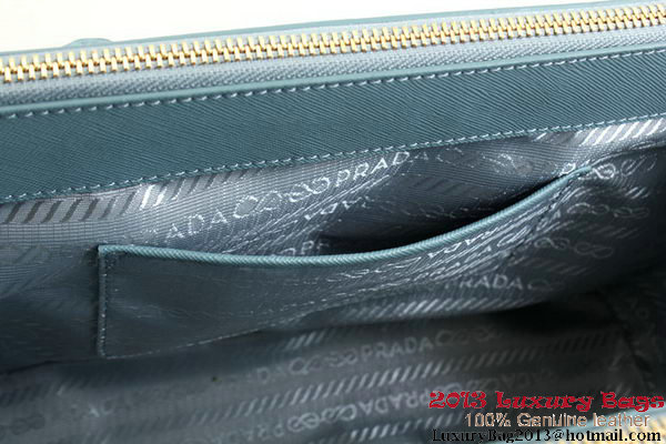 Prada Saffiano 30cm Tote Bag BN1801 - SkyBlue Prada Saffiano 30cm Tote Bag BN1801 - SkyBlue