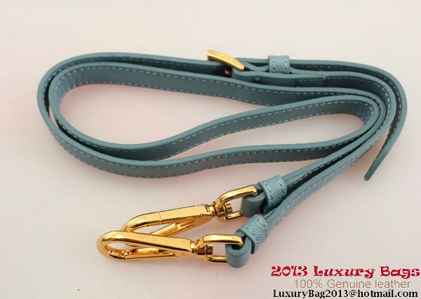 Prada Saffiano 30cm Tote Bag BN1801 - SkyBlue Prada Saffiano 30cm Tote Bag BN1801 - SkyBlue