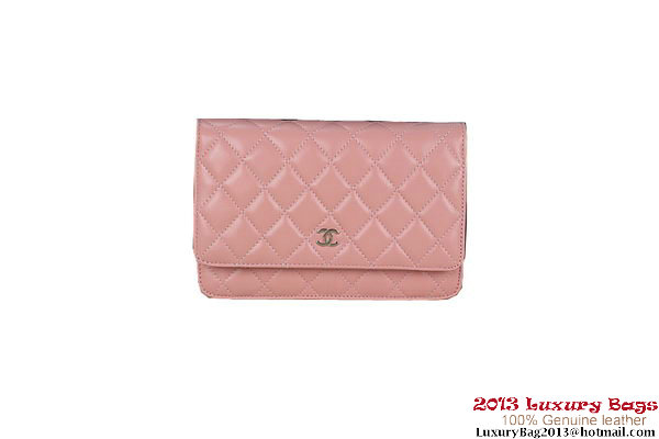 Chanel A33814 Original Sheepskin Leather mini Flap Bag Light Pink