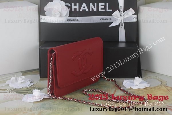 Chanel A48654 Red Original Cannage Patterns Leather mini Flap Bag Chanel A48654 Red Original Cannage Patterns Leather mini Flap Bag