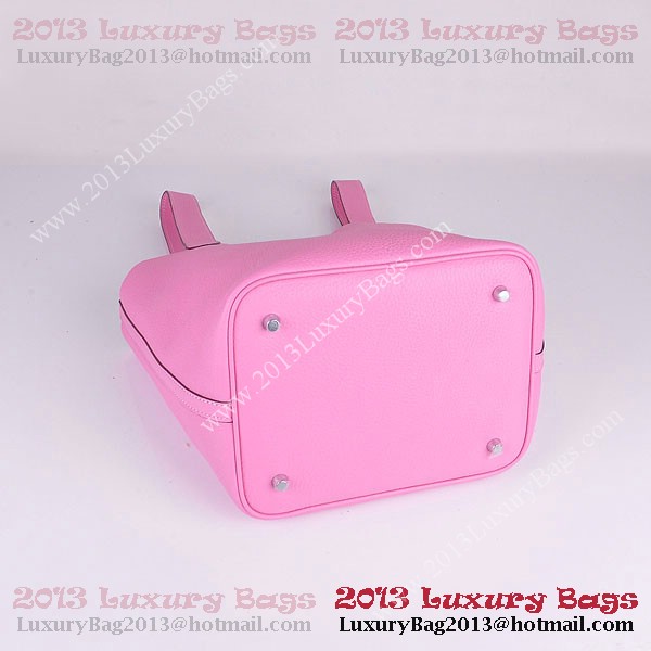 Hermes Picotin Lock PM Bag in Clemence Leather 8615 Pink Hermes Picotin Lock PM Bag in Clemence Leather 8615 Pink