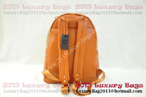 MCM Stark Backpack in Camel Grainy Leather MCM Stark Backpack in Camel Grainy Leather