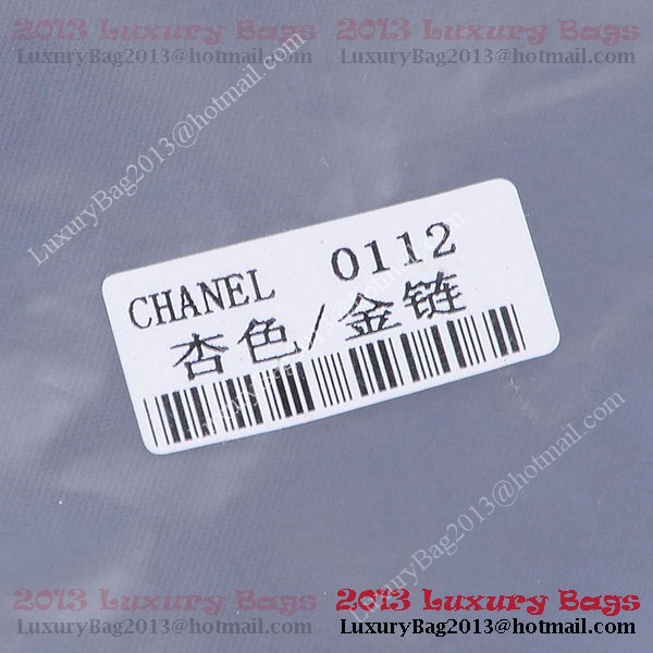 Chanel 2.55 Series Classic Flap Bag 1112 Apricot Sheepskin Gold Chanel 2.55 Series Classic Flap Bag 1112 Apricot Sheepskin Gold