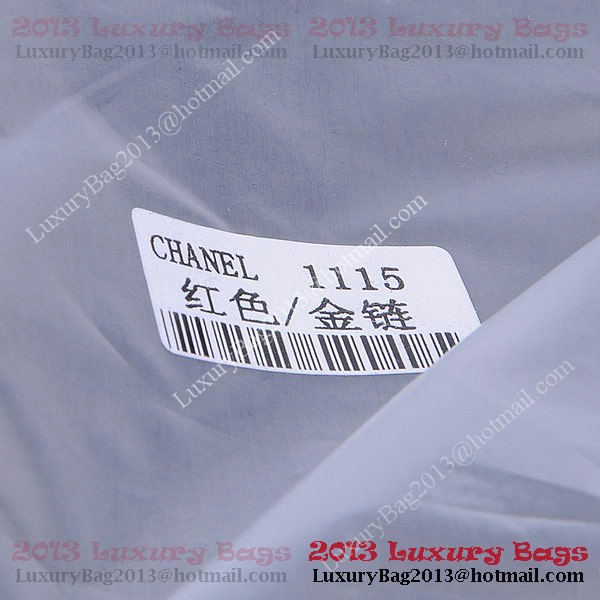 Chanel mini Classic Flap Bag Red Sheekskin 1115 Gold Chanel mini Classic Flap Bag Red Sheekskin 1115 Gold