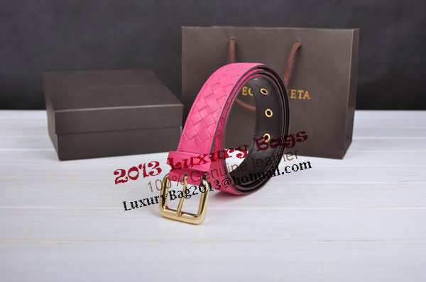 Bottega Veneta Intrecciato Nappa Belt 274483 Rose Bottega Veneta Intrecciato Nappa Belt 274483 Rose