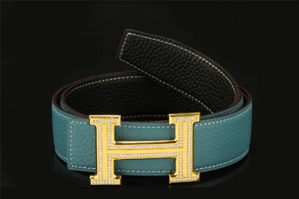 Hermes Belt HB5208 Light Blue Gold