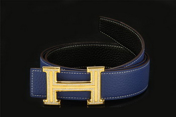 Hermes Belt HB5208 RoyalBlue Gold