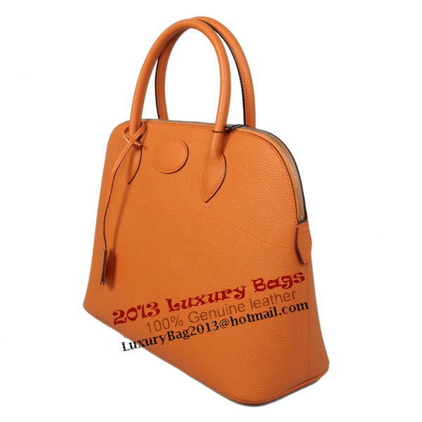 Hermes Bolide 37CM Tote Bags Calf Leather Orange Hermes Bolide 37CM Tote Bags Calf Leather Orange