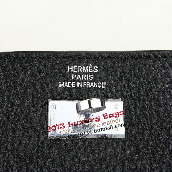 Hermes Kelly Original Leather Bi-Fold Wallet A708 Black Hermes Kelly Original Leather Bi-Fold Wallet A708 Black