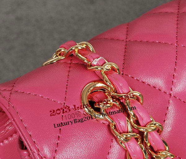 Chanel Classic Flap Bag 1113 Rose Sheep Leather Gold Chanel Classic Flap Bag 1113 Rose Sheep Leather Gold