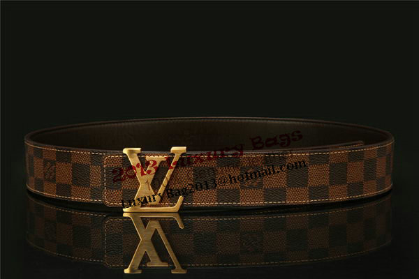 Louis Vuitton Damier Ebene Canvas Belt LV2064